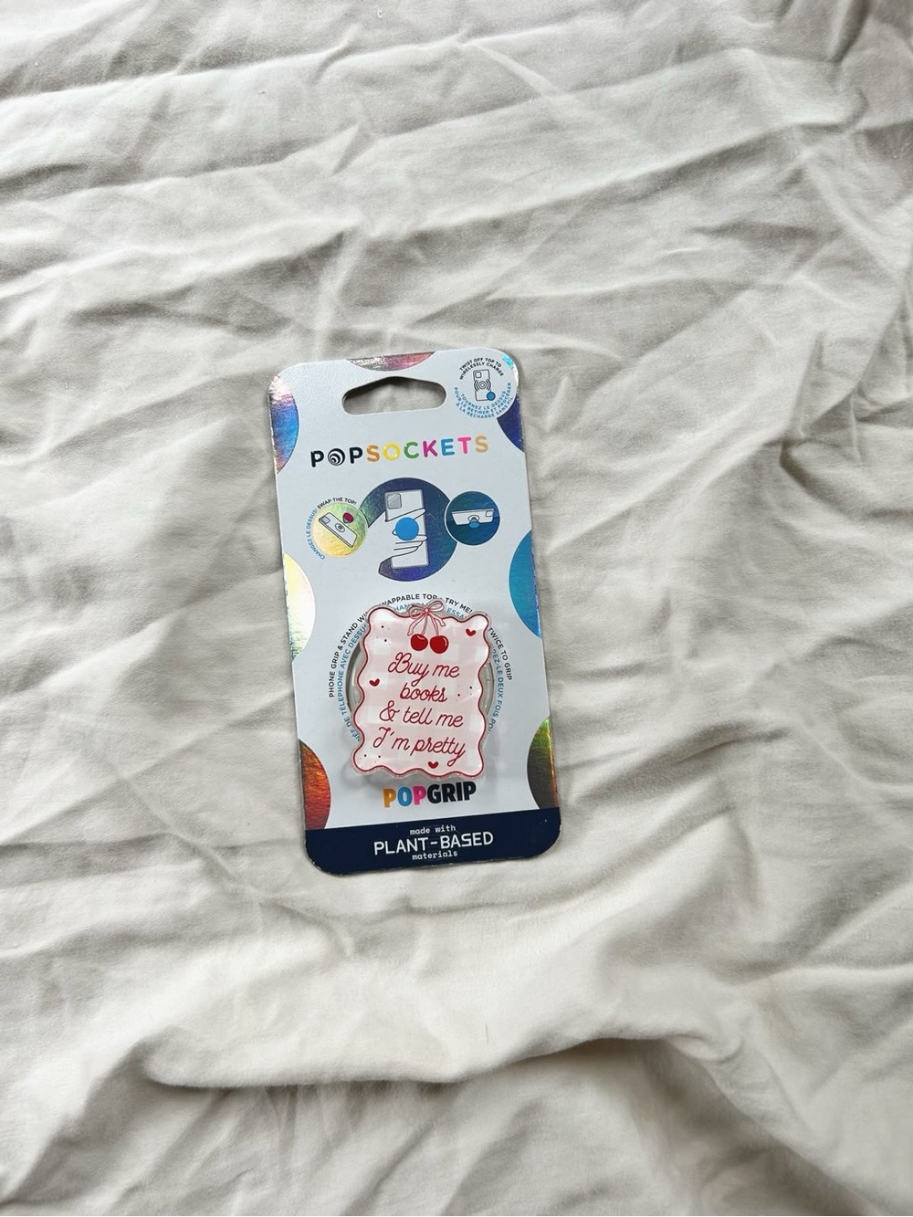 Buy Me Books and Tell Me I'm Pretty Popsocket Kindle Case